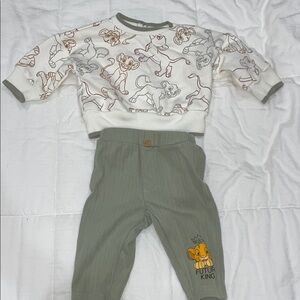 Disney Baby Simba 2 Piece Outfit